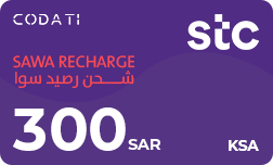 اس تي سي سوا (السعودية) - 300 ريال - 345 ريال