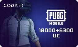 PUBG ($299.99) - 18000+6300 UC